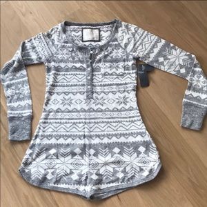 New Abercrombie & Fitch onesie pajamas S